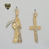 (1-2389) Gold Laminate - Religious Pendants - BGF