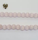 (MBEAD-247) 8mm Ojo De Gato Beads - Fantasy World Jewelry