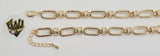 (1-0817) Gold Laminate - 8mm Alternative Bracelet - 7.5" - BGO - Fantasy World Jewelry