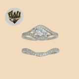 (2-5241) 925 Sterling Silver - Wedding Ring - Fantasy World Jewelry