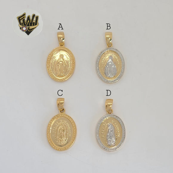 (1-2383) Gold Laminate - Religious Pendants - BGF