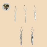 (2-1197) 925 Sterling Silver - Hamsa Hand Pendants. - Fantasy World Jewelry