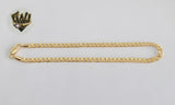 (1-0019) Gold Laminate - 3.5mm D/C Cuban Anklet - 10" - BGF - Fantasy World Jewelry