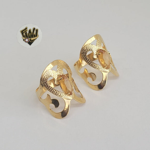 (1-3004) Gold Laminate - Crystal Ring - BGO - Fantasy World Jewelry