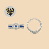 (2-5117) 925 Sterling Silver - Zircon Ring - Fantasy World Jewelry