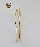 (1-2758) Gold Laminate - Hearts Hoops - BGF - Fantasy World Jewelry