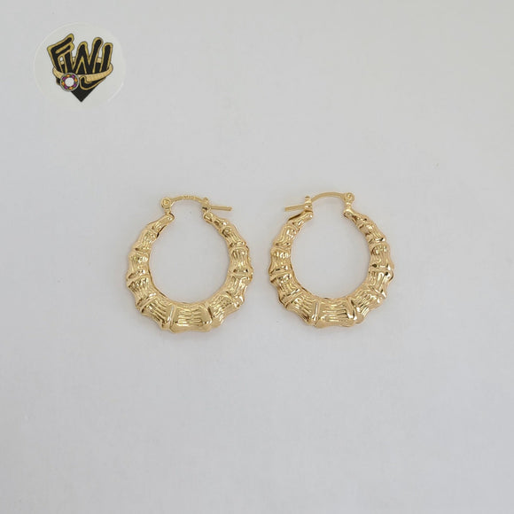 (1-2685-3) Laminado Oro - Aros Pequeños Bambú - BGF