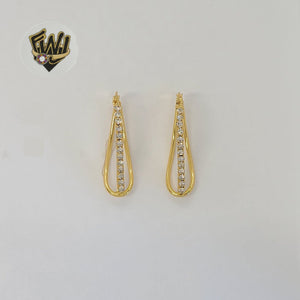 (1-2642-3) Gold Laminate Hoops - BGO