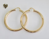(1-2751-1) Gold Laminate Hoops - BGO - Fantasy World Jewelry