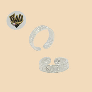 (2-5296) 925 Sterling Silver - Design Toe Ring - Fantasy World Jewelry