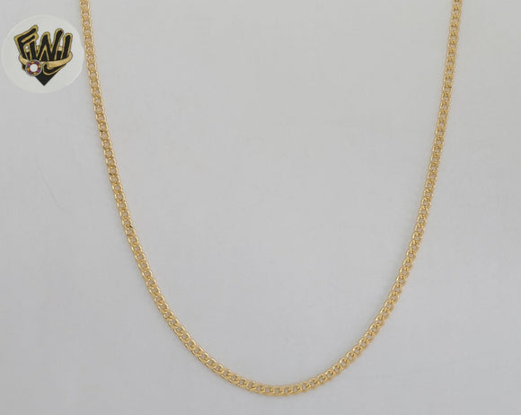 (1-1770) Gold Laminate - 2.3mm Curb Link Chain - BGF