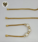 (4-7036) Stainless Steel - 4mm Pearl Set - 18". - Fantasy World Jewelry