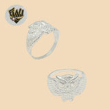 (2-5032) 925 Sterling Silver - Owl Ring - Fantasy World Jewelry
