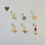 (1-2346) Gold Laminate Pendants - BGO - Fantasy World Jewelry