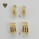 (1-2614-C) Gold Laminate Hoops- BGF - Fantasy World Jewelry