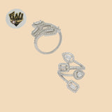 (2-5122) 925 Sterling Silver - Zircon Stone Ring - Fantasy World Jewelry