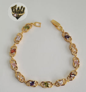 (1-0848-1) Gold Laminate - 6mm Alternative Bracelet - 7" - BGO - Fantasy World Jewelry