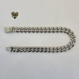(4-4067) Stainless Steel - 9mm Curb Link Bracelet - 8.5" - Fantasy World Jewelry