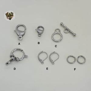(mfin-137-142) Stainless Steel Findings - Jewelry Making (dozen)