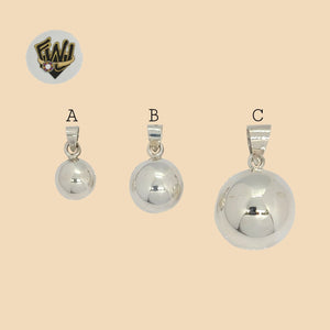 (2-1571) 925 Sterling Silver - Balls Pendants.