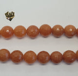 (MBEAD-207) 12mm Aragonite Faceted Beads - Fantasy World Jewelry