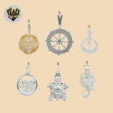 (2-1468) 925 Sterling Silver - Pendants. - Fantasy World Jewelry