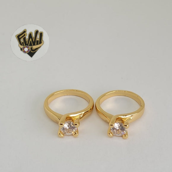 (1-3068) Gold Laminate- CZ Ring- BGO - Fantasy World Jewelry
