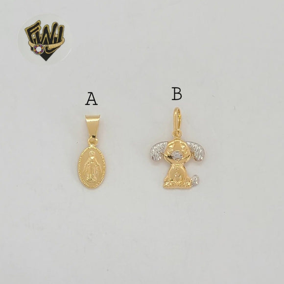 (1-2086) Gold Laminate - Small Pendants - BGF