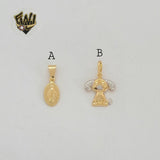 (1-2086) Gold Laminate - Small Pendants - BGF