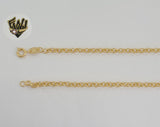 (1-1552) Gold Laminate - 3.5mm Rolo Link Chain - BGF