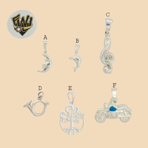 (2-1515) 925 Sterling Silver - Pendants. - Fantasy World Jewelry