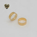 (1-3039) Gold Laminate - Diamond Cut Ring - BGF - Fantasy World Jewelry