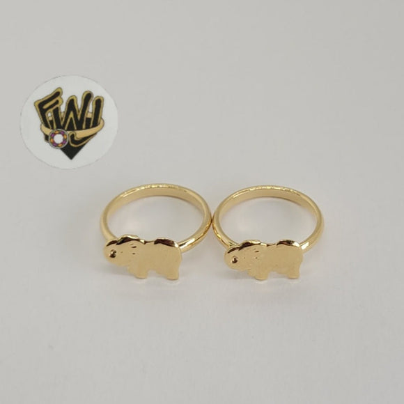 (1-3119-1) Gold Laminate - Elephant Toe/Child Ring - BGF - Fantasy World Jewelry