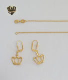 (1-6114) Gold Laminate - Crown Set - BGO