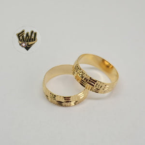 (1-3080-1) Gold Laminate-Ring w/Design- BGO - Fantasy World Jewelry