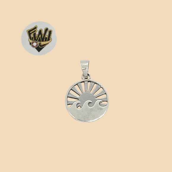 (2-1532) 925 Sterling Silver - Sunset Pendants.