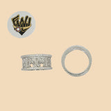 (2-5122) 925 Sterling Silver - Zircon Ring - Fantasy World Jewelry