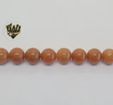 (MBEAD-204) 10mm Aragonite Beads - Fantasy World Jewelry