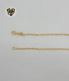 (1-6275) Gold Laminate - 2mm Lucky Charms Necklace - BGF - Fantasy World Jewelry