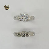 (4-0096) Stainless Steel - Wedding Rings. - Fantasy World Jewelry