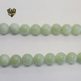 (MBEAD-253-1) 10mm New Jade Beads - Fantasy World Jewelry