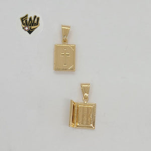 (1-2278) Gold Laminate - Open Locket Pendants - BGF