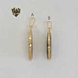 (1-2302) Gold Laminate - Saint Medal Pendants - BGF - Fantasy World Jewelry