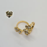 (1-3119) Gold Laminate - Butterfly Child Ring - BGF - Fantasy World Jewelry