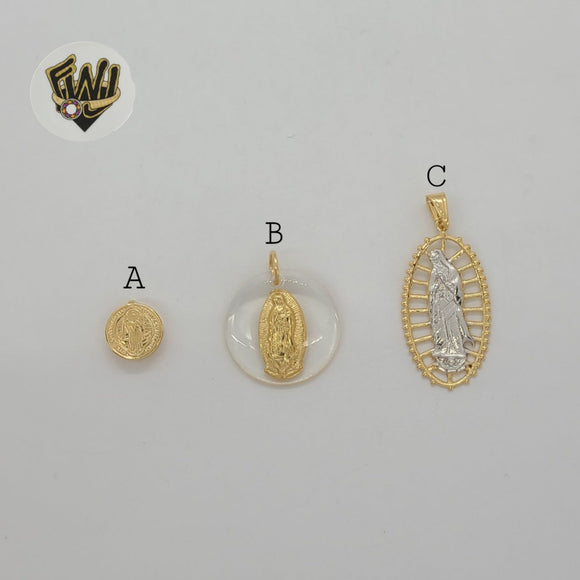 (1-2250-1) Gold Laminate - Religious Pendants - BGF