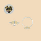 (2-5295-E) 925 Sterling Silver - Bird Toe Ring - Fantasy World Jewelry