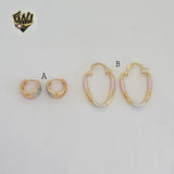 (1-2520-1) Gold Laminate - Small Hoops - BGO