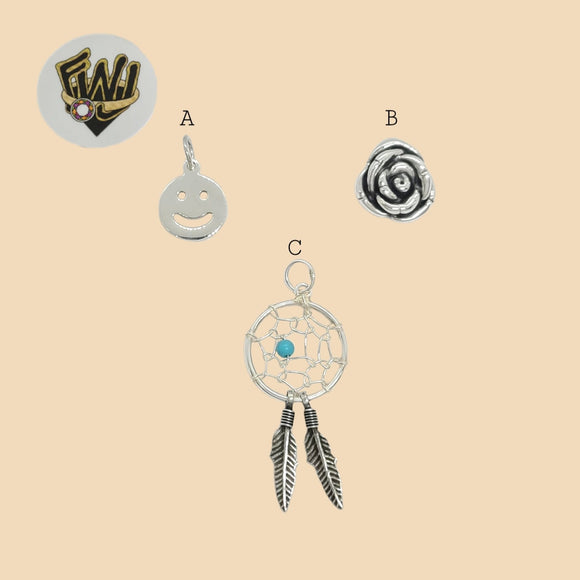 (2-1216) 925 Sterling Silver - Pendants. - Fantasy World Jewelry