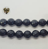 (MBEAD-157) 14mm Azabache Beads - Fantasy World Jewelry