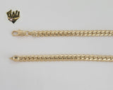 (1-1808) Gold Laminate - 6mm Curb Link Chain - BGO